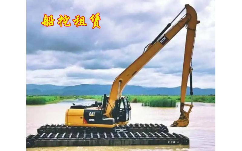 我公司船挖在項目上施工